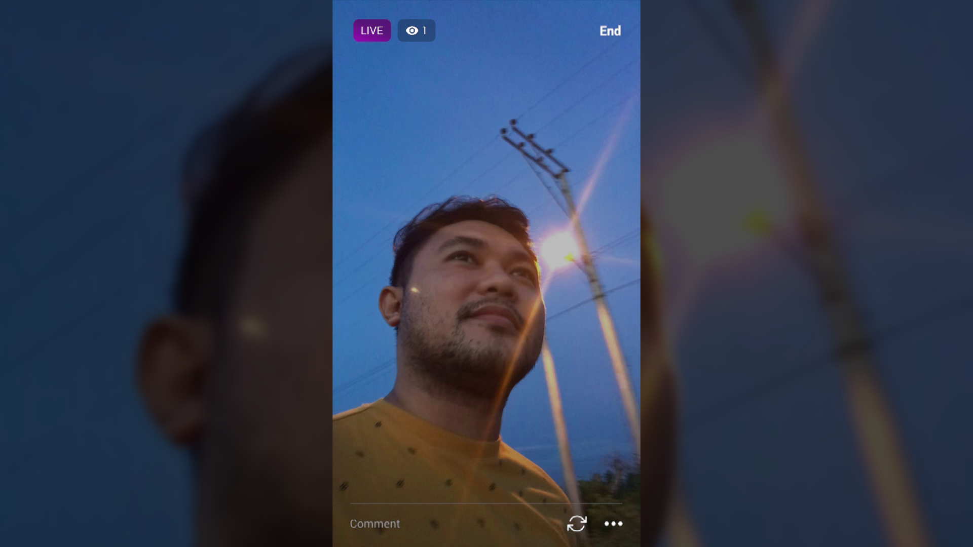 Lu hopeful at an instagram live